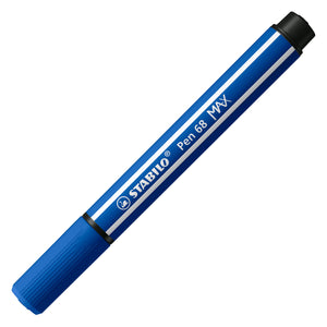 Stabilo pen 68 max - viltstift met dikke beitelpunt - donker blauw