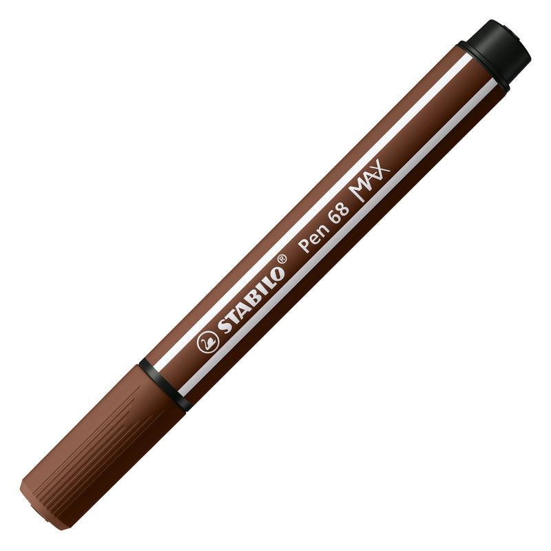 Load image into Gallery viewer, Stabilo pen 68 max - viltstift met dikke beitelpunt - bruin
