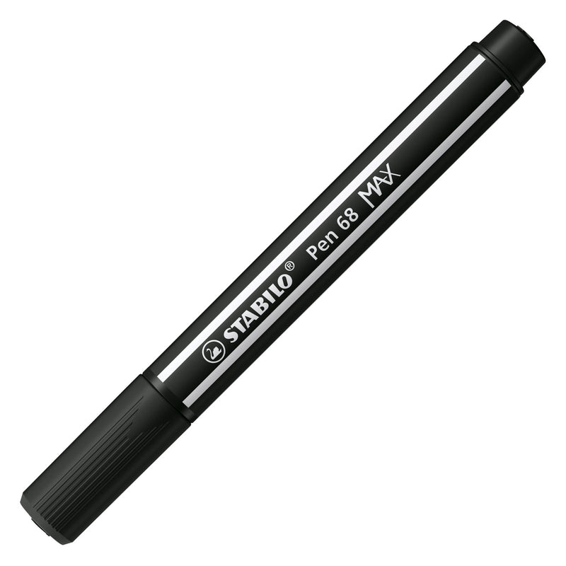 Load image into Gallery viewer, Stabilo pen 68 max - viltstift met dikke beitelpunt - zwart
