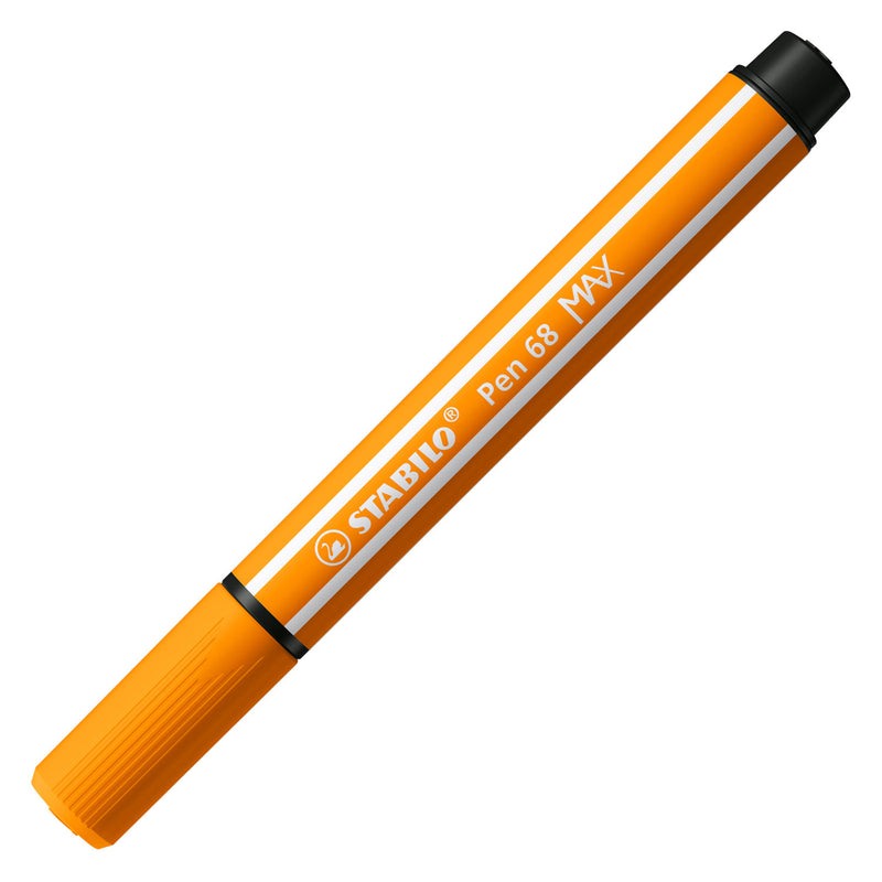 Load image into Gallery viewer, Stabilo pen 68 max - viltstift met dikke beitelpunt - oranje
