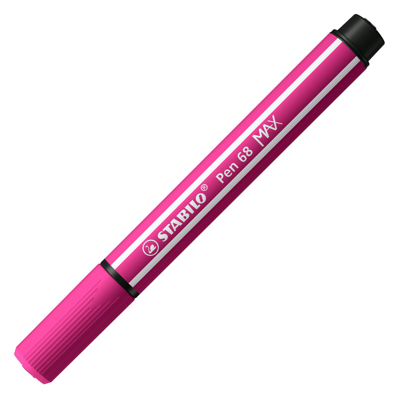 Load image into Gallery viewer, Stabilo pen 68 max - viltstift met dikke beitelpunt - roze
