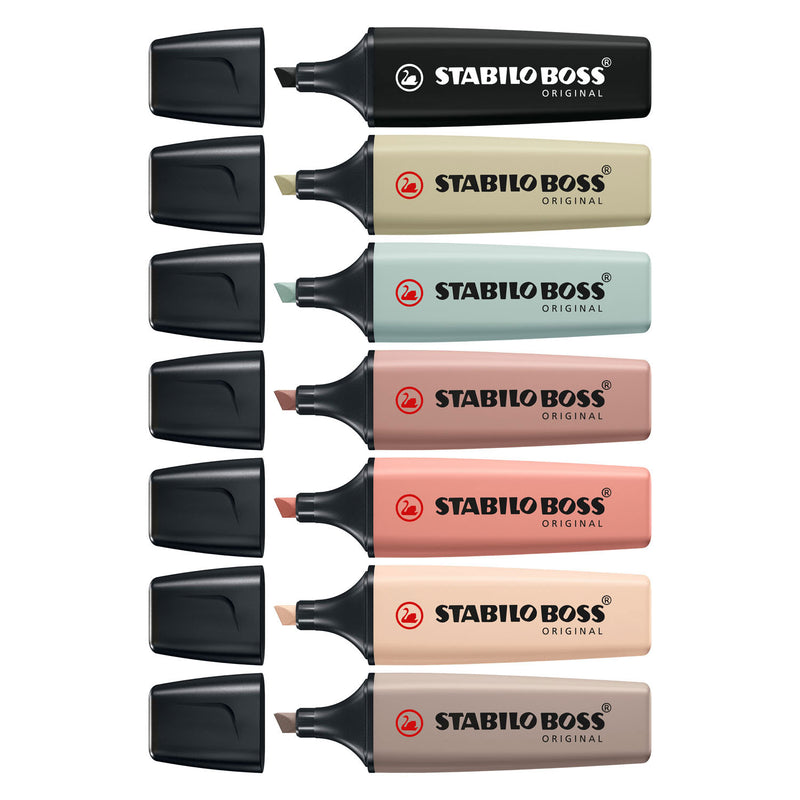 Afbeelding laden in galerijviewer, Stabilo boss original - markeerstift - set 8 stuks - naturecolors
