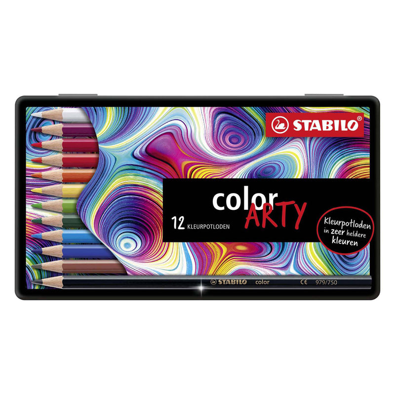 Load image into Gallery viewer, Stabilo color - kleurpotloden arty 12 stuks
