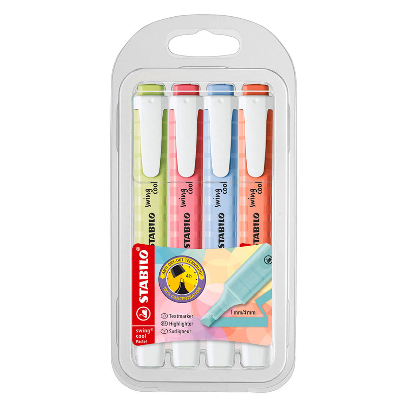 Load image into Gallery viewer, Stabilo swing cool pastel markeerstiften - 4dlg.
