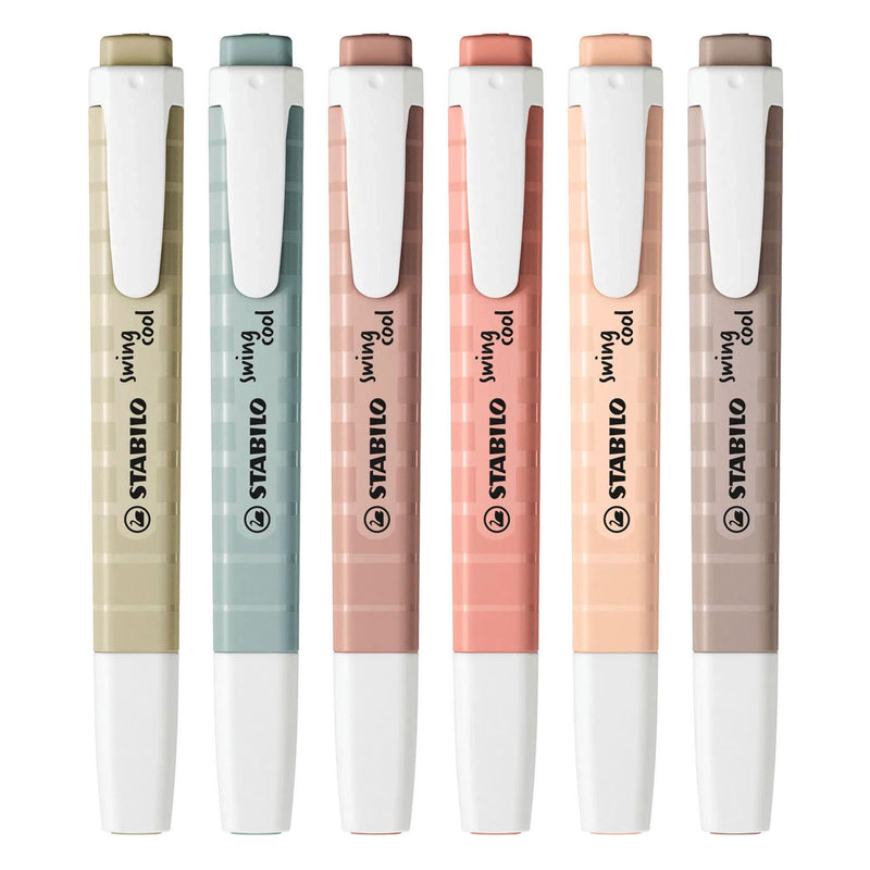 Load image into Gallery viewer, Stabilo swing cool naturecolors markeerstiften - 6dlg.
