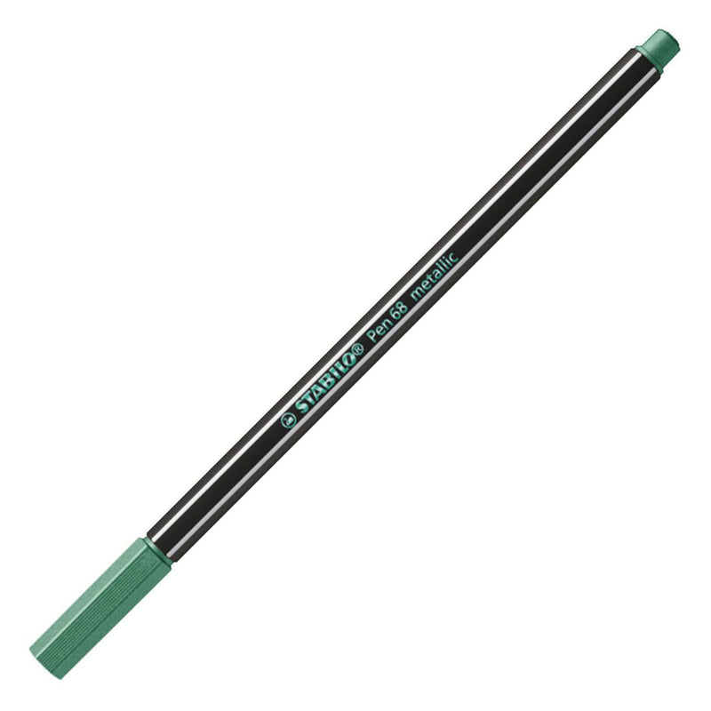 ギャラリービューアに画像をロードする, Stabilo pen 68 metallic viltstiften in metalen doos - 8dlg.
