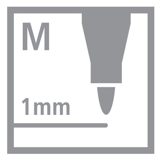 Stabilo viltstift pen 68 medium 18 stuks