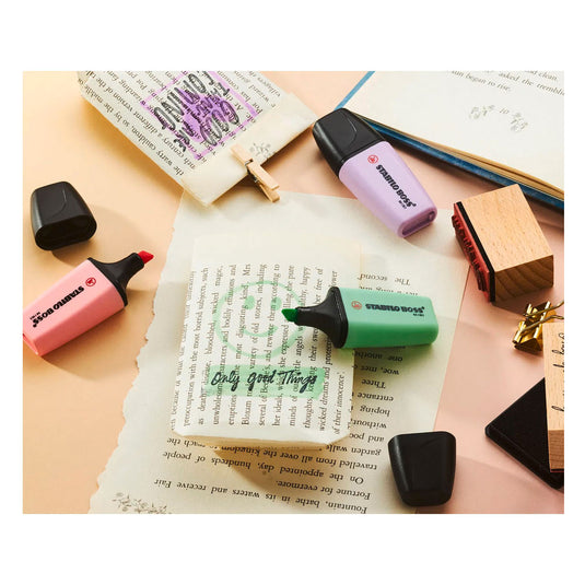 Stabilo boss mini pastel markeerstiften - 3dlg.
