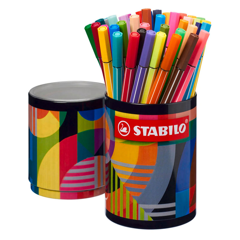 Load image into Gallery viewer, Stabilo pen 68 arty viltstiften in metalen etui - 45dlg.
