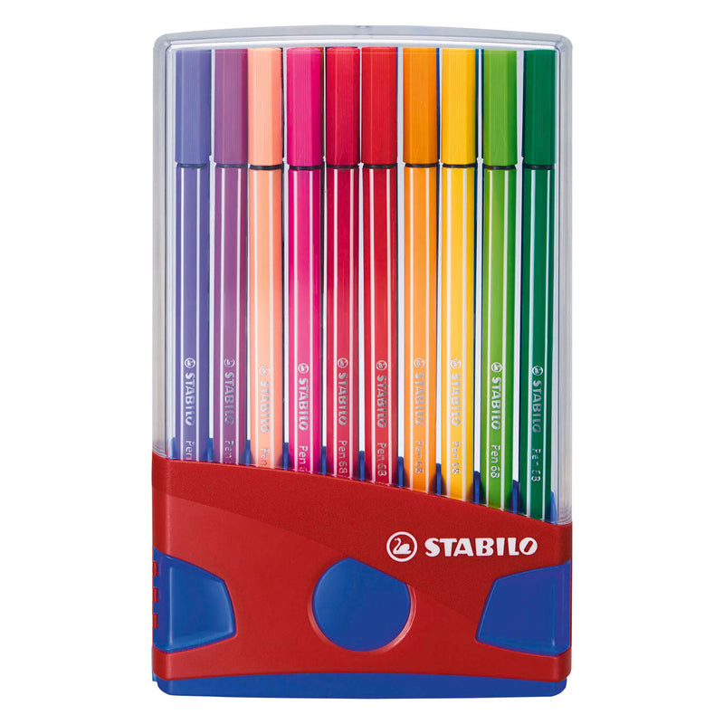 Afbeelding laden in galerijviewer, Stabilo viltstift pen 68 kleurenassortiment 20 stuks
