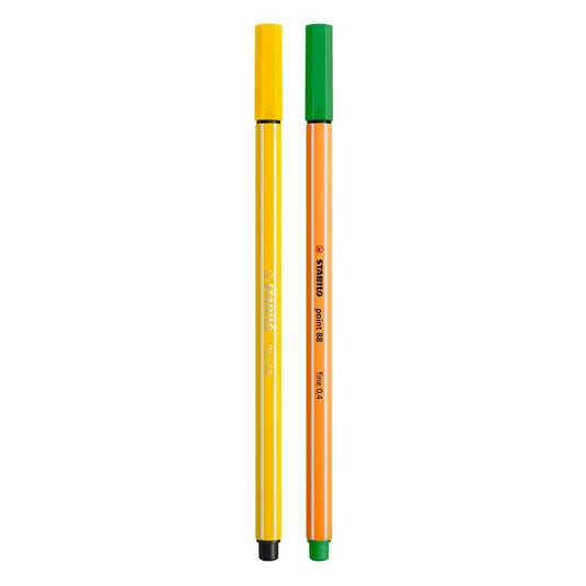 Stabilo point 88 pen 68 - creative arty mixed in luxe box - met 34 stuks point 88 fineliners en 34 stuks pen 68 viltstiften