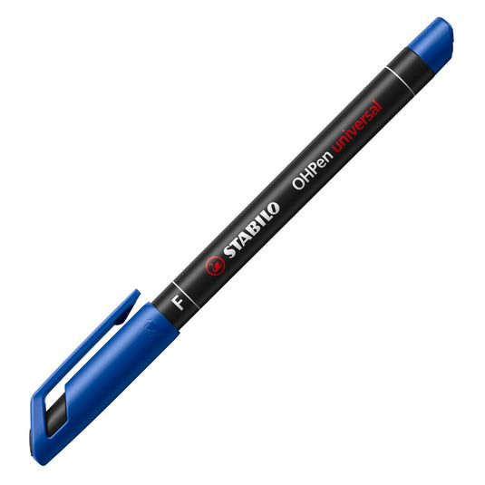 Stabilo ohpen fijn permanente marker in etui - 4dlg.