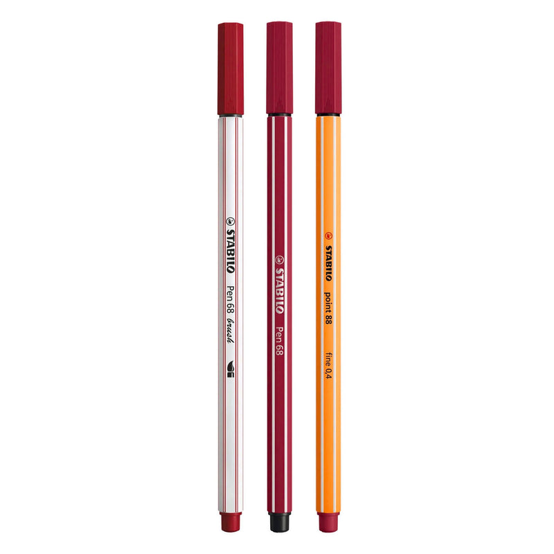Load image into Gallery viewer, Stabilo arty creative set pen 68 stiften en point 88 fineliners in metalen etui - 30dlg.
