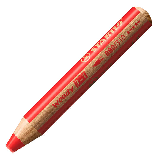 Stabilo woody 3in1 multitalent potloden - 10dlg. met puntenslijper