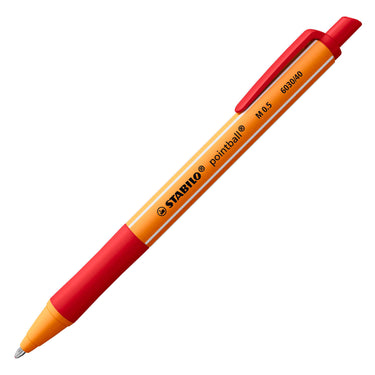 Stabilo pointball balpennen blauw zwart rood - 3dlg.