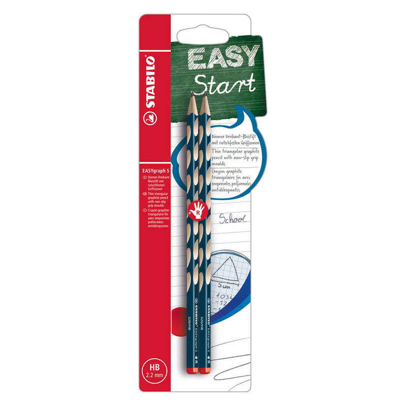 ギャラリービューアに画像をロードする, Stabilo easygraph s hb rechtshandige grafietpotloden petrol - 2st.
