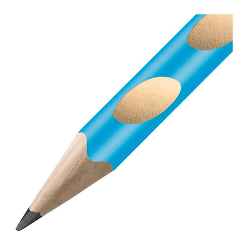 Afbeelding laden in galerijviewer, Stabilo easygraph s hb rechtshandige grafietpotloden licht blauw - 2st.

