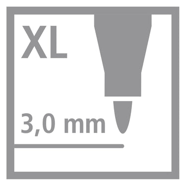 Stabilo trio jumbo schoolverpakking ergonomische viltstiften - 144dlg.