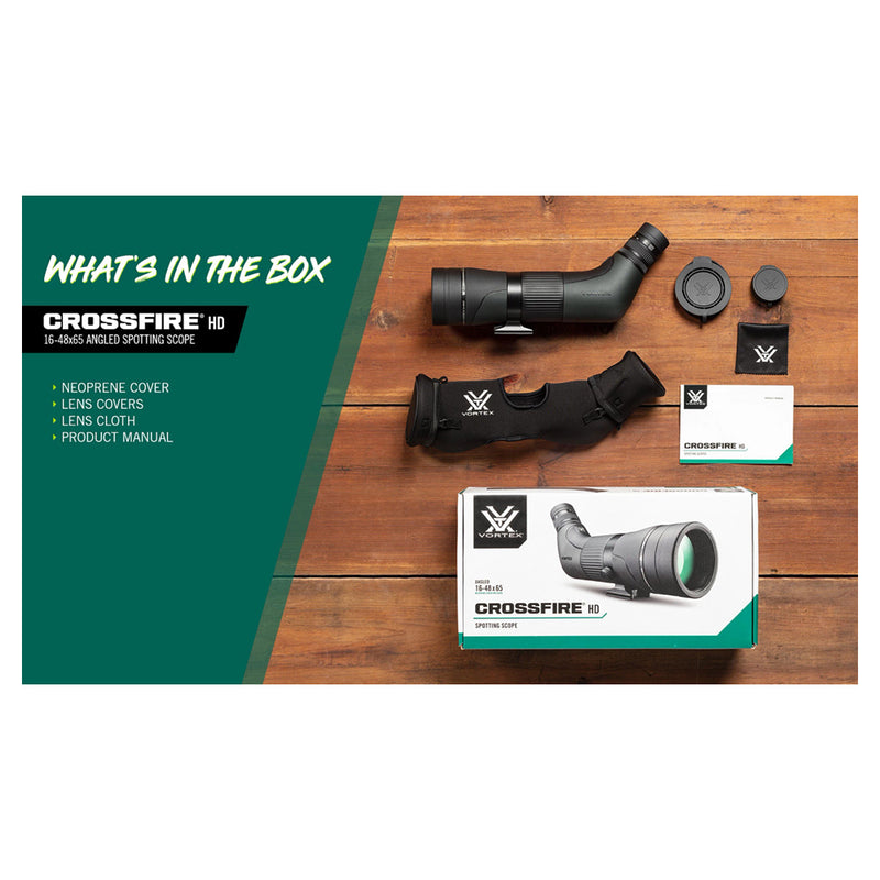 Load image into Gallery viewer, Vortex crossfire hd 16-48x65 spotting scope
