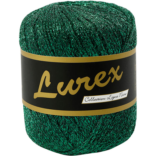 Lurex glitter garen, l: 160 m, groen, 25 gr 1 bol