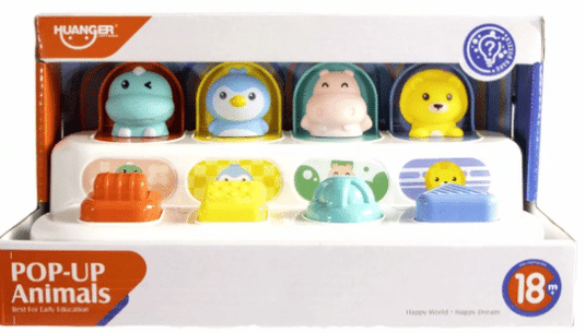 Jonotoys pop up animals pals