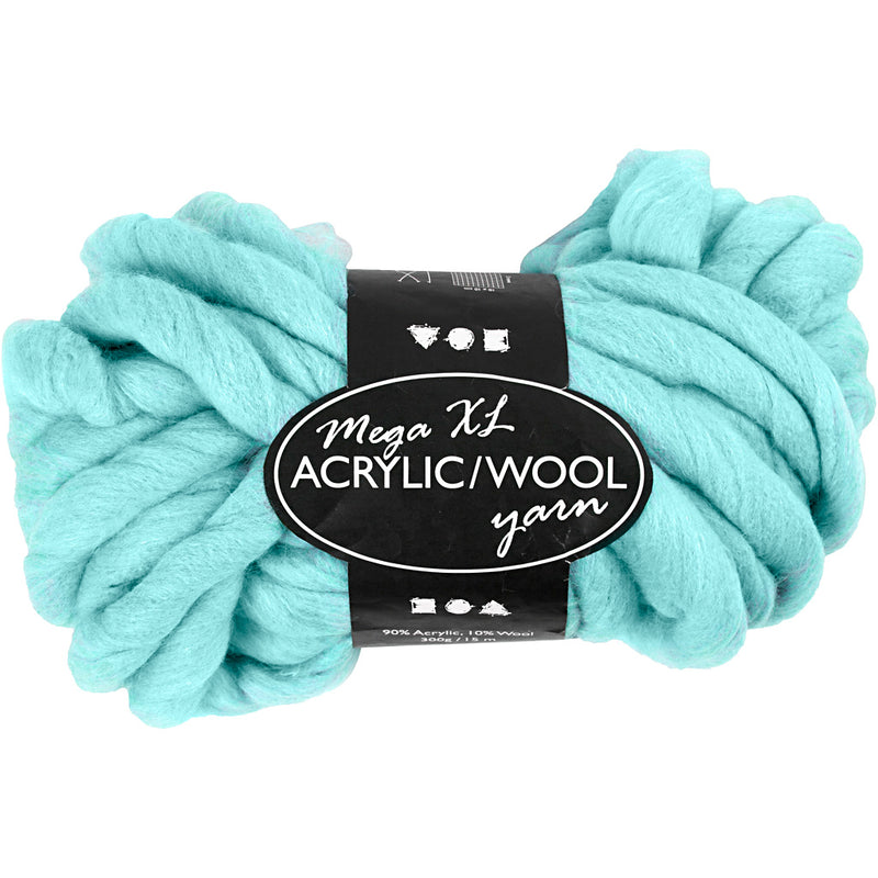 Load image into Gallery viewer, Creativ company https: www.cchobby.nl xl-garen-van-acryl-l-15-m-afm-mega-turquoise-300-gr-1-bol
