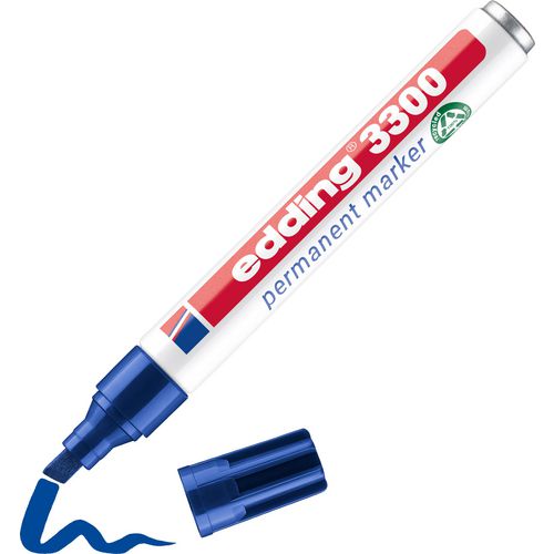 Permanente marker edding 3300 medium blauw