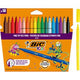 Viltstiften bic visa kids assorti 18st