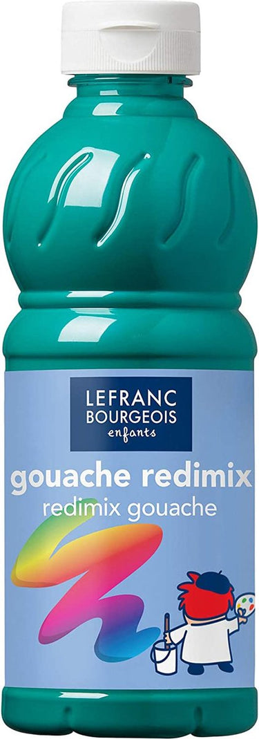 Lefranc bourgeois l b plakkaatverf redimix emerald green 500ml