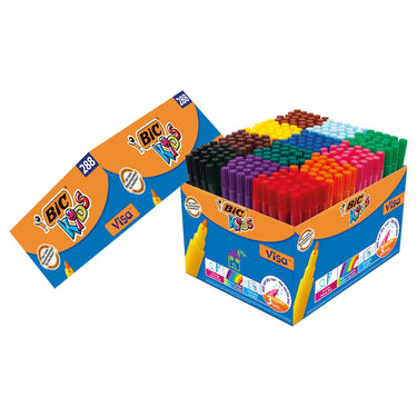 Bic https: www.cchobby.nl -visa-fijne-kleurstiften-lijndikte-1-6-mm-diverse-kleuren-12x24-stuk-1-doos