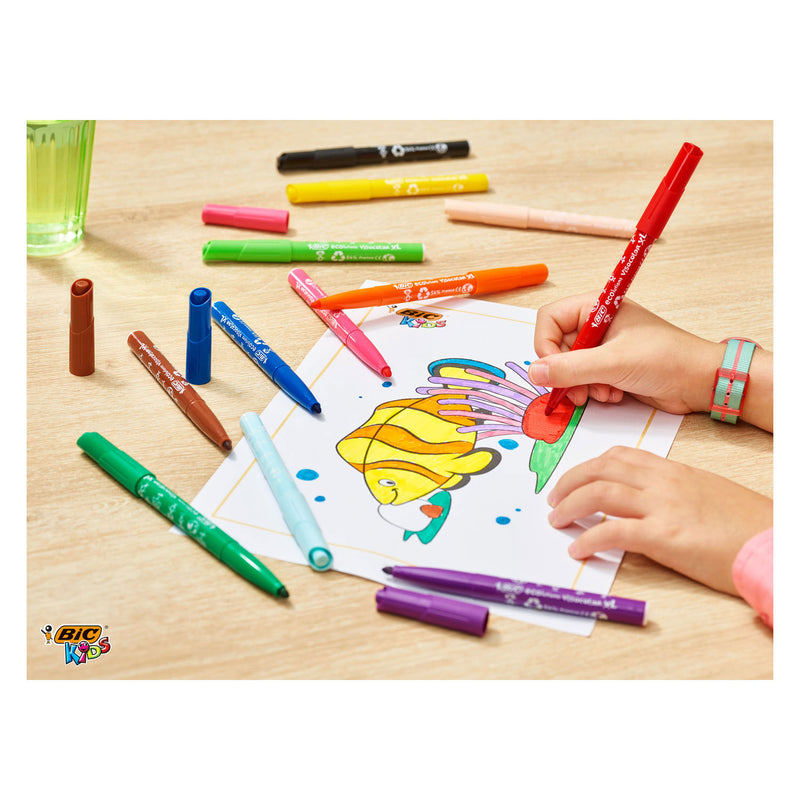 Afbeelding laden in galerijviewer, Bic kids visacolor xl rood-bruin
