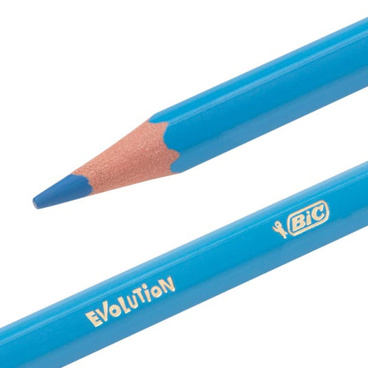 Bic kids evolution ecolutions kleurpotloden - diverse kleuren, verpakking van 12