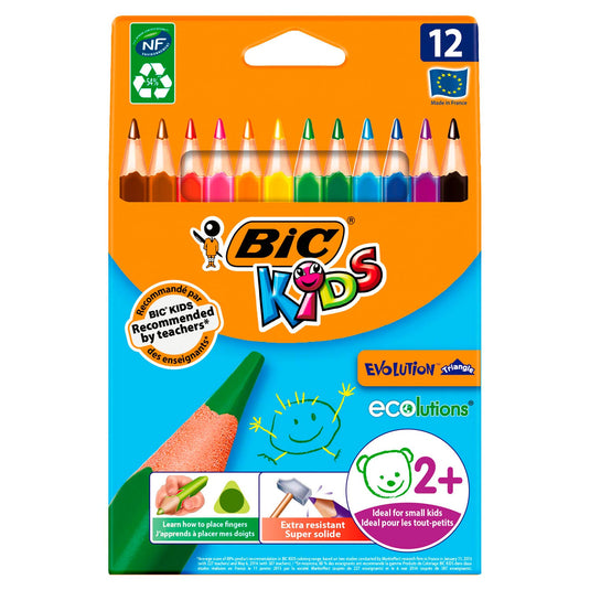 Bic kids ecolutions evolution triangle, 12st.
