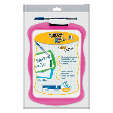 Bic whiteboard dubbelzijdig met wisser en marker - educatief speelgoed.