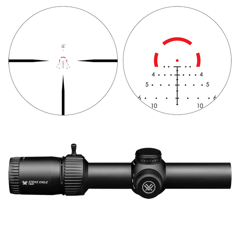 Load image into Gallery viewer, Vortex richtkijker strike eagle 1-8x24 sfp, ar-bdc3 (moa)
