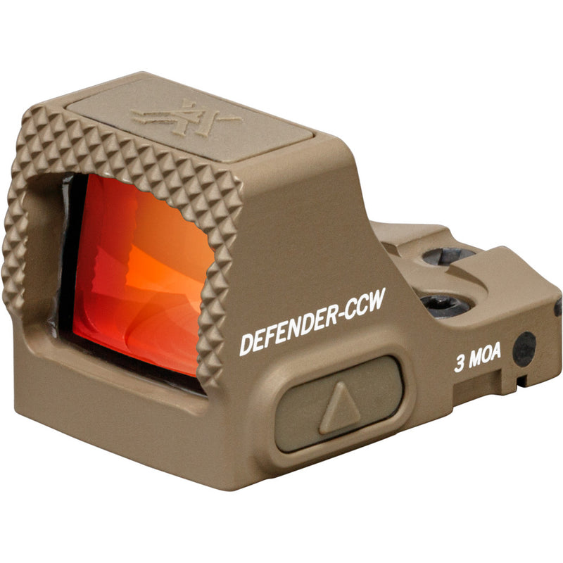 Load image into Gallery viewer, Vortex micro red dot defender-ccw 3 moa tan
