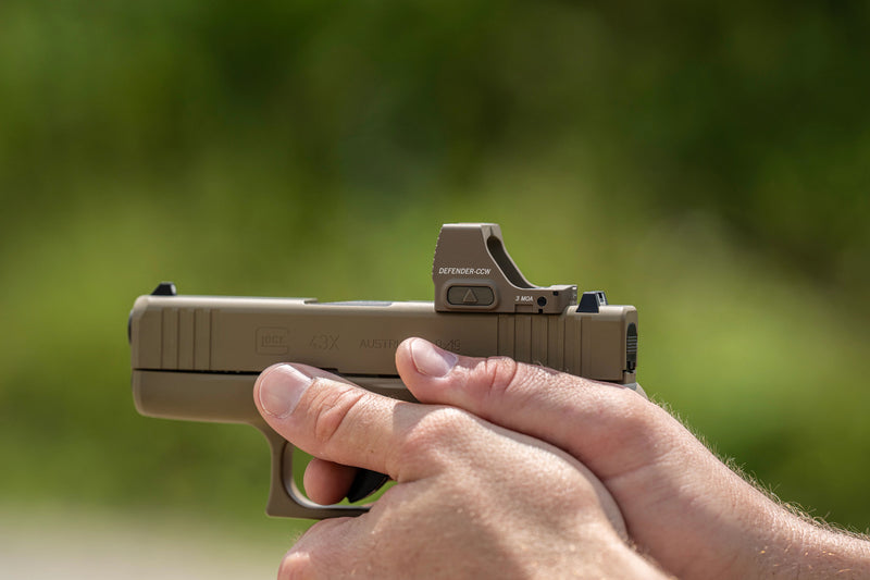 Load image into Gallery viewer, Vortex micro red dot defender-ccw 3 moa tan
