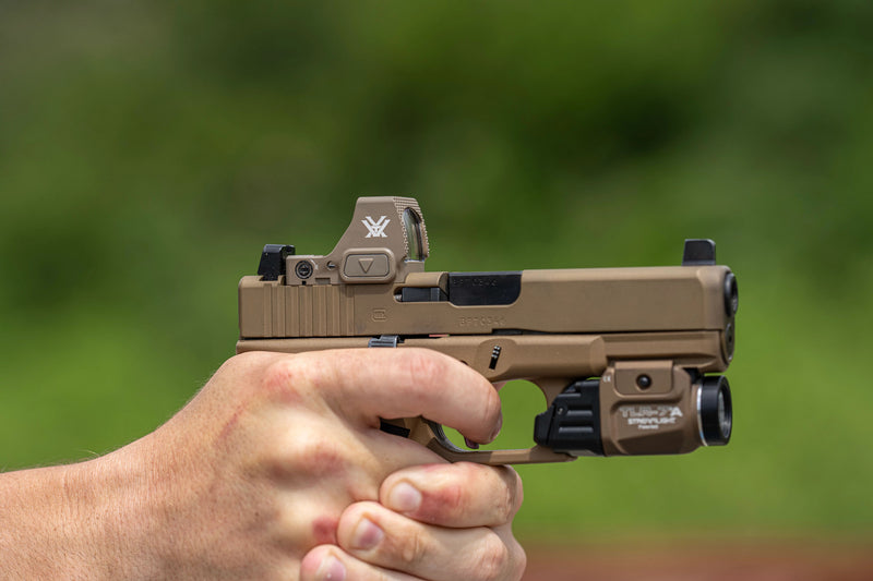 Load image into Gallery viewer, Vortex micro red dot defender-st 3 moa tan
