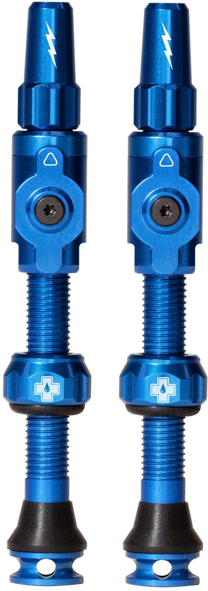 Muc--off muc-off tubeless ventiel big bore lite large blue franse presta ventiel 45mm