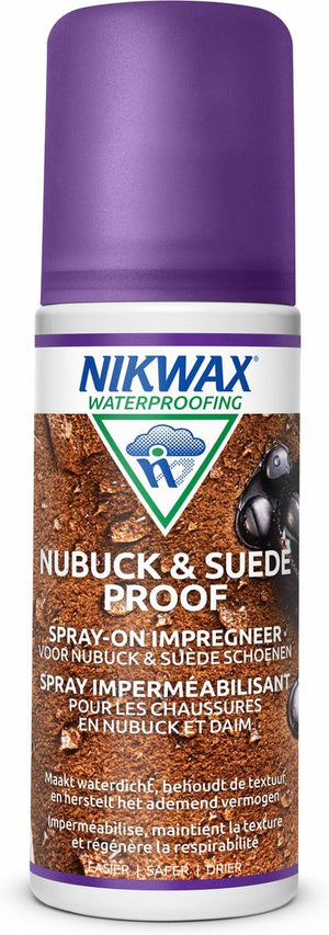 Nikwax nubuck suede proof spray-on, impregneermiddel - 125 ml