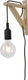 Lucide fix - wandlamp - 1xe27 - zwart