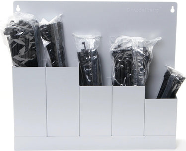 Dresselhaus assortiment kabelbinders cable harness wall shelf black 5-way, commercial v