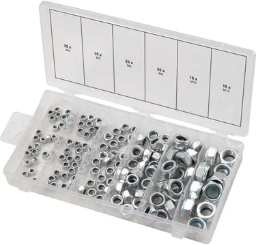 Ks tools assortiment borgmoeren lock nuts assorted. .