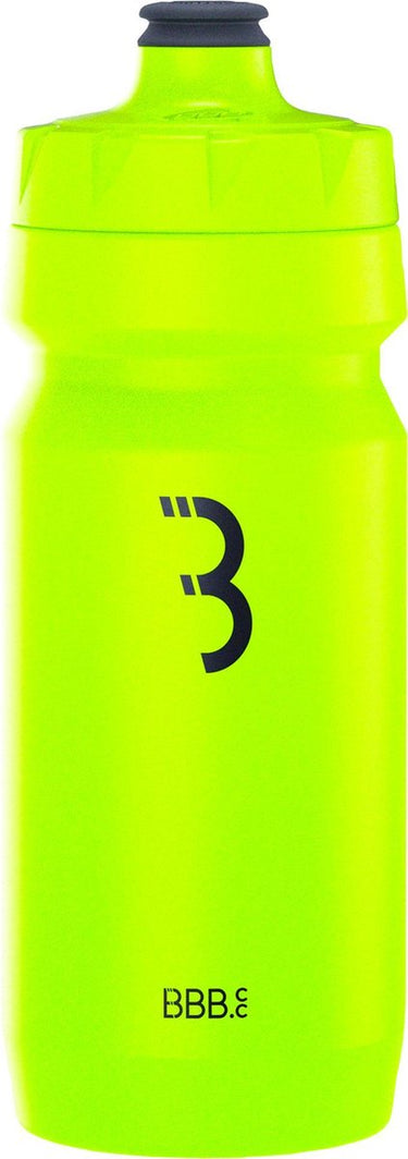 Bbb cycling autotank bidon racefiets - inhoud 550 ml - drinkbus fiets met autoclose ventiel - neon geel - bwb-11
