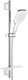 Grohe rainshower smartactive cube 130 glijstangset - 60 cm - met zeepschaal - chroom moon white - 26584ls0