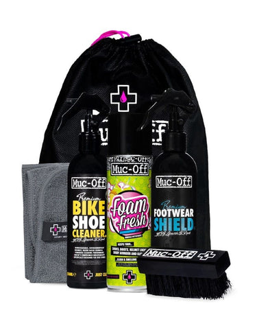Muc-off fietsonderhoud premium shoe care kit