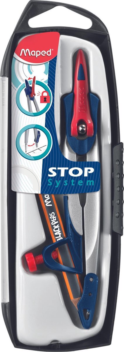Maped office stop system passer met universeel inzetstuk + potlood