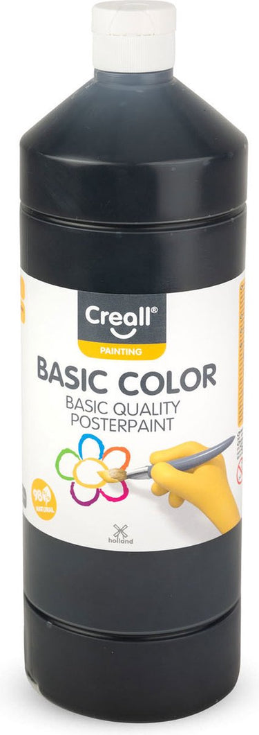 Creall schoolverf zwart, 1 liter