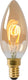 Lucide c35 - filament lamp - ø 3,5 cm - led dimbaar - e14 - 1x3w 2200k - amber