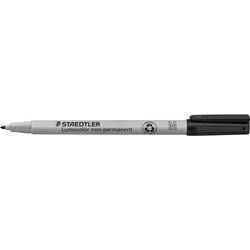 Fiber pen staedtler lumocolor 315 1,0mm zwart waterbasis